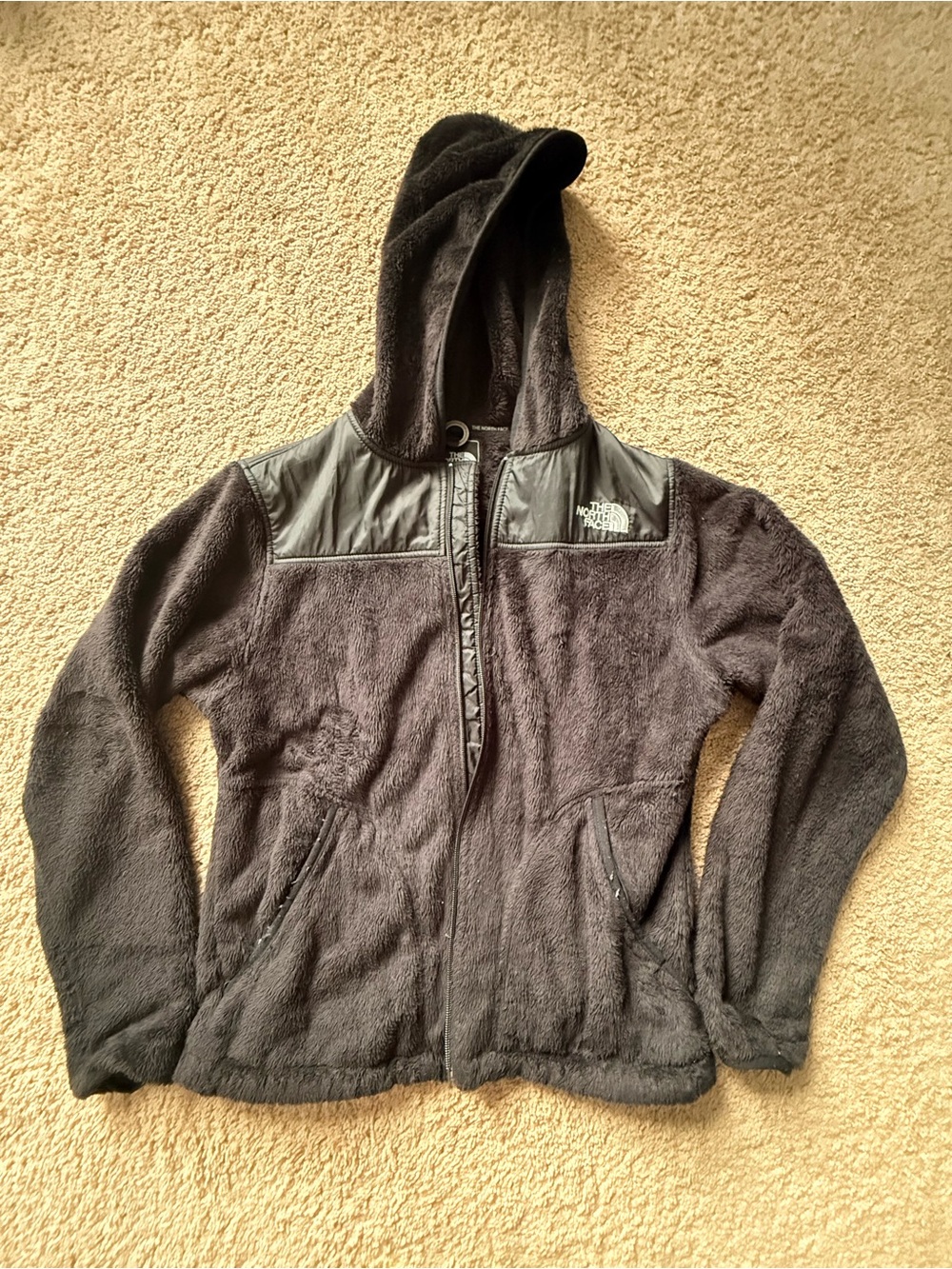 The North Face Black Hooded Fleece Jacket